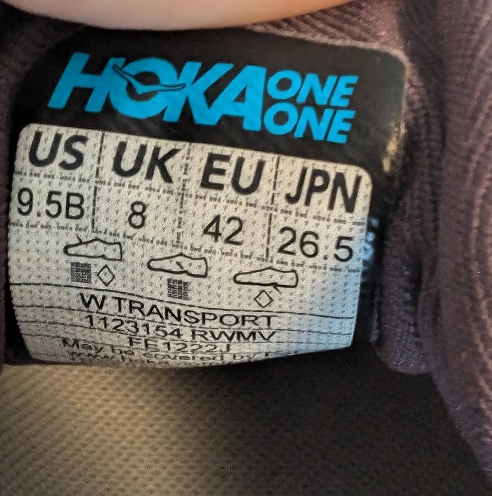 Hoka Women's Sneakers in Lavender and Black - Picture 6 of 10